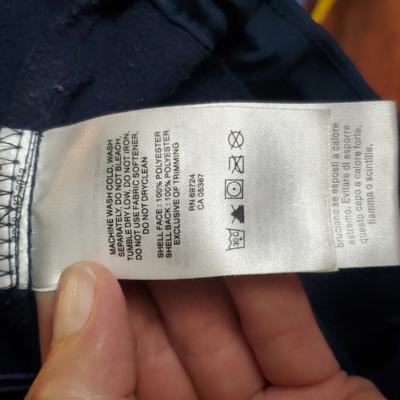 Columbia Men's Navy Rain Jacket, Warm Lining Size Large - Picture 5 of 7